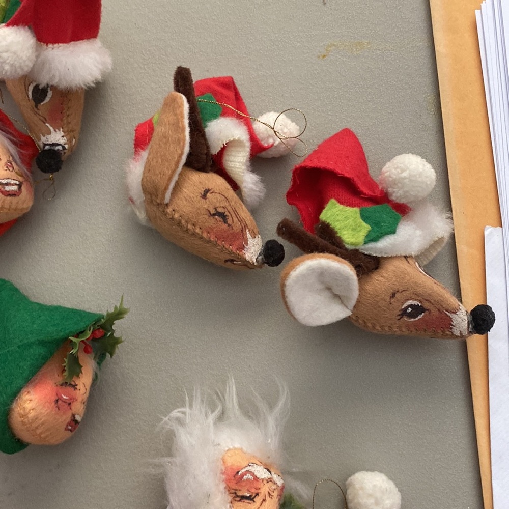 Vintage Annalee tree ornaments (14) - Picture 4 of 9